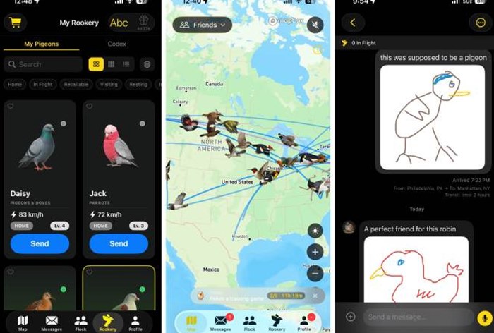 Изображение к Приложение Roost для общения «голубиной почтой» покорило App Store